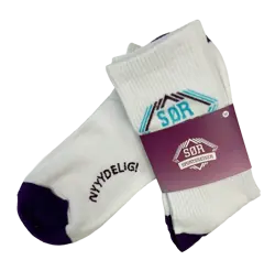 Sokker med Sør Sportsreiser logo